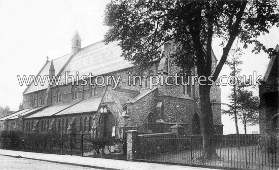 St Matthew's Church, Ponders End, Enfield, Middlesex. c.1905